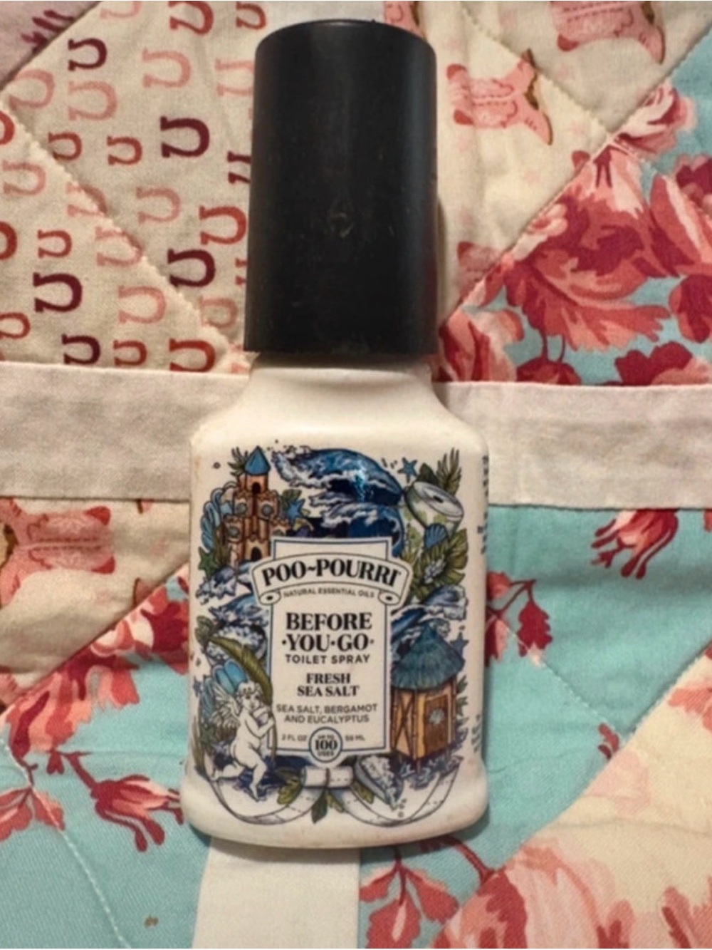 Before-You-Go Toilet Spray - Fresh Sea Salt (White)